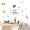 Shangyi SP64036 Desenhos animados Universo Planeta Adesivos de parede Autoadesivo Quarto Infantil Quarto DIY Adesivo decorativo removível