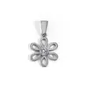 Accesorios de Colgante de Acero Inoxidable Chapado en Oro de 18 Quilates de Nuevo Estilo Transfronterizos para Mujer, Accesorios de Colgante Versátiles de Lujo Ligero Incrustados con Diamantes Venta al por Mayor