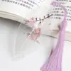 Estilo Chinês estilo antigo folhas nervura da folha marcador de página criativo requintado presente para professores e colegas de classe recompensa material escolar para estudantes