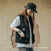 Chaleco sin mangas de tendencia estilo coreano, funcional, multibolsillos, estilo japonés, marca de streetwear, chaleco estilo callejero, chaqueta de trabajo para hombre