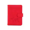 2025 Venta Caliente Transfronteriza Color Sólido Piel de PU Porta Pasaporte Funda Protectora Cartera de Pasaporte Porta Boletos Unisex Bolso para Documentos