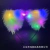 Nueva diadema luminosa con orejas de gato de zorro de Corea del Sur, linda diadema de celebridad de Internet, accesorios para el cabello para presentaciones en vivo.
