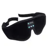 Venta caliente transfronteriza máscara de ojos para dormir 3D inalámbrica Bluetooth para música, sombreado, alivio de la fatiga visual con función de temporizador, recargable