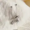 Canela Silvestre Cayendo~ Pendientes Largos con Borlas Florales Estilo Bosque para Mujer, Pendientes de Botón Dulces y Elegantes con un Toque Único y Sofisticado