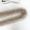Venta al por mayor de fábrica de Tiras de Piel Sintética de Zorro, Accesorios para Ropa, Chal, Cuello de Piel para Cheongsam, Adorno de Encaje de Felpa, Decoración para Ropa