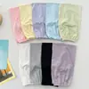 Mangas de Hielo Fresco para Protección Solar para Mujeres y Hombres, Mangas de Seda de Hielo, Guantes Delgados con Protección UV para Conducir y Ciclismo, Protección para Codos