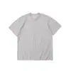 Camiseta Manga Curta Gola Henley Minimalista Série 26Ss da Trs, Minimalista, Coolmax, Absorvente de Suor, Secagem Rápida, Caimento Solto