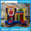Parede de Escalada Inflável Infantil, Castelo Inflável ao Ar Livre, Equipamento de Entretenimento para Playground Grande, Labirinto Parede de Escalada Cama de Salto
