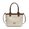 Verano Nuevo Bolso de Mano de Color Sólido para Mujer 2025 Simple Versátil Bolso de Hombro Tipo Cubo Moda Trendy Bandolera Bolso Pequeño