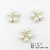 Flor de Perla Gota de Agua Funda para Teléfono Móvil Belleza DIY Accesorios de Aleación Accesorios para el Cabello de Pedrería Hebilla Accesorios para Hebilla de Ropa y Zapatos