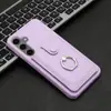 Adecuado para Samsung A55 5g Funda para Teléfono Móvil con Soporte para Tarjetas Extraíble Patrón de Lichi A35 Anillo Anti-Caída Cubierta Protectora para Tarjetas
