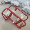 Polia de Cabo, Polia para Passagem de Fio, Suporte de Polia Tripla de Canto para Cabeça de Poço, Polia Suspensa, Roda de Aço de Nylon, Polia para Energia Elétrica