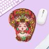 Cómodo Sencillo Serie de Dibujos Animados Almohadilla de Muñeca de Silicona para Ratón Almohadilla de Mesa Antideslizante para Oficina Juego Alfombrilla para Mano y Muñeca
