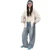 Jaqueta com Capuz para Meninas Primavera e Outono 2026 Nova Casual Menina Coreana Chinesa Criança Grande Poá Desenho Animado Capuz Tendência