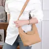 Bolso de mano de cuero suave de alta gama, bolso de hombro de piel de vaca de capa superior TOGO con borde cruzado, bolso de mujer de cuero genuino de moda debajo del brazo
