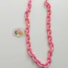 Estilo Coreano Flores Frescas Frutas Amor Acrílico Cordão Colar Corrente para Óculos Anti-perda Corrente para Máscara Corrente para Fone de Ouvido Mulheres