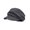 Boina plisada artística vintage para mujer, diseño fino y transpirable de verano, gorra de artista irregular, gorra de vendedor de periódicos para circunferencia de cabeza grande