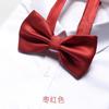Vestido formal masculino com gravata borboleta, noivo britânico, laço de casamento, terno preto, vermelho, festa festiva, moda all-match