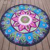 Flor de pavo real de primavera AliExpress ebay nuevo chifón poliéster toalla de playa chal wish borla