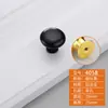 Moderno simples gaveta de cabeceira guarda-roupa armário móveis porta maçaneta redonda furo único liga de alumínio espacial pequena maçaneta