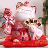 Le Meow Fuyuan Cerâmica Gato da Sorte Japonês Bonito Cofrinho Casal Artesanato Casamento Pequenos Enfeites Cofrinho
