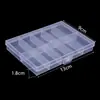 Caja de Almacenamiento de Plástico Transparente con Múltiples Compartimentos para Joyería Caja para Componentes Digitales y Accesorios Caja con Compartimentos de Clasificación Caja de Joyería DIY
