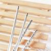 Palillos de acero inoxidable cantina restaurante huecos anti-escaldaduras espiral antideslizantes palillos domésticos vajilla suministros de cocina venta al por mayor