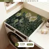 Alfombrilla de Mesa a Prueba de Polvo para Lavadora de Tambor de Barro de Diatomeas, Alfombrilla Doméstica Absorbente de Agua para Encimera, Protección para Refrigerador, Cubierta Antipolvo Antideslizante
