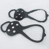 Crampones de cinco dientes para exteriores, antideslizantes, con forma de calabaza, para nieve, hielo, ligeros, con agarre para nieve, para hombres y mujeres
