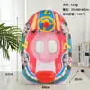 Nuevo volante de coche engrosado para niños, bote de natación, anillo de natación para bebé en el agua, anillo de natación inflable de PVC inflable