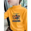 Ropa interior térmica de felpa cepillada para niños, cuello semi-alto, cálida para niños, top para bebé Otoño/Invierno, versátil para Otoño, ropa interior casual
