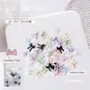 Joyería para uñas mini moño color caramelo tamaño pequeño corbata de lazo nudo de lazo decoraciones de uñas de resina 100 pts