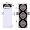 Suministros del Fabricante Funda para Silla de Playa Estilo Retro Bolsa para Toalla Impresión Digital Serie Geométrica Funda para Sillón Bolsa para Toalla de Playa