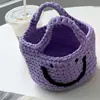 Fornecimento Transfronteiriço de Bolsas de Palha Artesanais, Bolsas Saco Fofas, Bolsas de Mão Color Block, Bolsas de Palha Elegantes de Mão