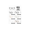 Armazón de gafas TR90 ultraligero para estudiantes, moda, suministro transfronterizo con soporte nasal de metal, belleza noble, ancla con productos 851
