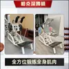 Máquina Hack Squat Gimnasio Comercial Entrenamiento de Fuerza de Cadera y Piernas Patada de Pierna Sentadilla Hack Squat Máquina Todo en Uno de Doble Función