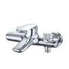 Juego de ducha de cobre puro transfronterizo directo de fábrica para baño del hogar, sistema de ducha simple de agua caliente y fría