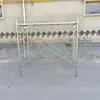 Andamio Galvanizado por Inmersión Personalizado Comercio Exterior Espesor Construcción Andamio Trapezoidal de Cuatro Barras Tirante de Andamio Marco Móvil