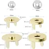 Cierres Magnéticos de Presión de 14 mm y 18 mm, Accesorios para Bolsas y Ropa DIY sin Coser, Botones Magnéticos, Broches Magnéticos Invisibles Fuertes Multicolor