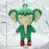 Chaveiro Caixa Surpresa Estatueta Shan Hai Jing Chaveiro Shan Guo Shan Hai Jing Pingente Figura de Palito de Madeira Borracha Macia 3D PVC