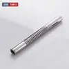 Accesorios de válvula de descarga para urinario de botón Manguera de extensión Tubo corrugado Tubería de drenaje de urinario Trampa en S Varilla de acero inoxidable Extendida