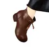 Botas Martin de cuero suave para mujer, nueva colección otoño/invierno 2026, con suela suave, parte superior suave, tacón grueso, diseño de moda, suelas antideslizantes, estilo versátil y una opción popular para mamás - botines
