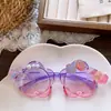 Óculos de Sol Infantis, Transparentes e Super Fofos, Óculos com Proteção Solar e Sombreamento, Novo Estilo, Óculos de Sol de Desenho Animado da Moda para Meninos e Meninas