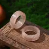 Anel de Corrida Anel Cristal Natural Acessórios de Jade Anel de Mão Masculino e Feminino Anel Retrô Venda por Atacado
