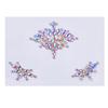 Pegatinas de Diamantes para Cara que Brillan en la Oscuridad Pegatinas Luminosas de Pedrería Transfronterizas Pegatinas de Diamantes de Agua Brillantes Pegatinas de Diamantes para Frente Cara Fiesta de Baile de Halloween