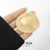 Broche Minimalista de Disco Grande para Mujer, Accesorio de Pin de Traje de Diseño de Nicho de Alta Gama de Moda