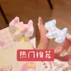 Bonita horquilla con diseño de cachorro a cuadros con dibujos animados, flequillo de alta calidad para niña, pinza lateral, accesorios para el cabello para estudiantes, tocado