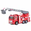 Camión cisterna de bomberos con control remoto de cuatro vías, camión de bomberos con escalera, ambulancia, montacargas, coche de juguete con control remoto de carga, producto nuevo transfronterizo