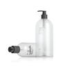 Pet Transparente Fosco Frasco de Loção Corporal para Cuidados com a Pele de Ombro Redondo 24 Dentes 500ml Fosco Bomba Rotativa Frasco para Conjunto de Loção Tônica