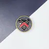 Botões de Metal para Costura à Mão Versáteis Redondos Botões Decorativos para Blazer Estilo Britânico Botões de Cobre Transfronteiriços para Casaco